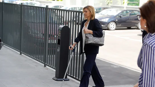 María Dolores de Cospedal a su llegada a los Juzgados de lo Penal de Madrid María Dolores de Cospedal a su llegada a los Juzgados de lo Penal de Madrid