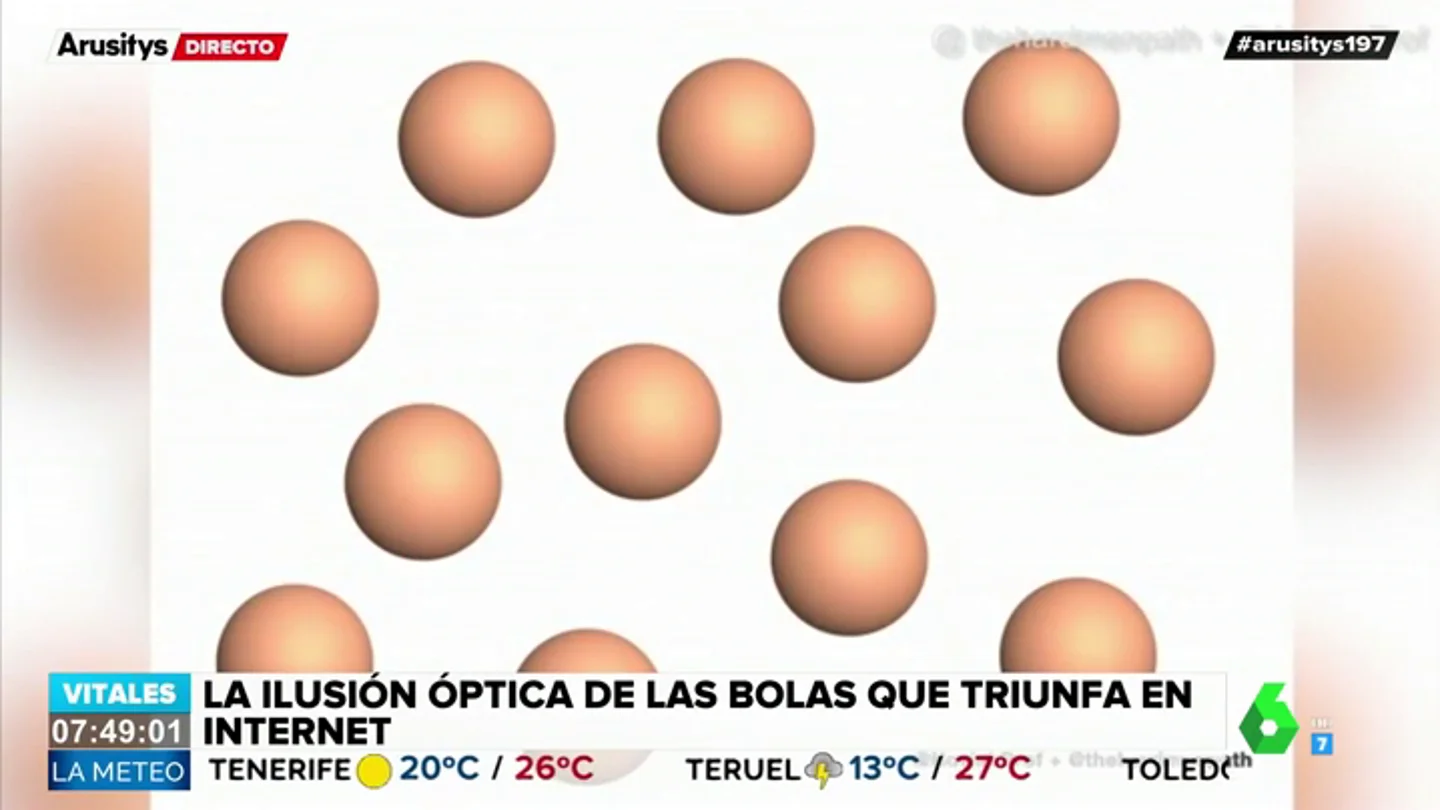 ¿De qué color ves estas bolas?: ponte a prueba con la última ilusión óptica que triunfa en Internet ¿De qué color ves estas bolas?: ponte a prueba con la última ilusión óptica que triunfa en Internet