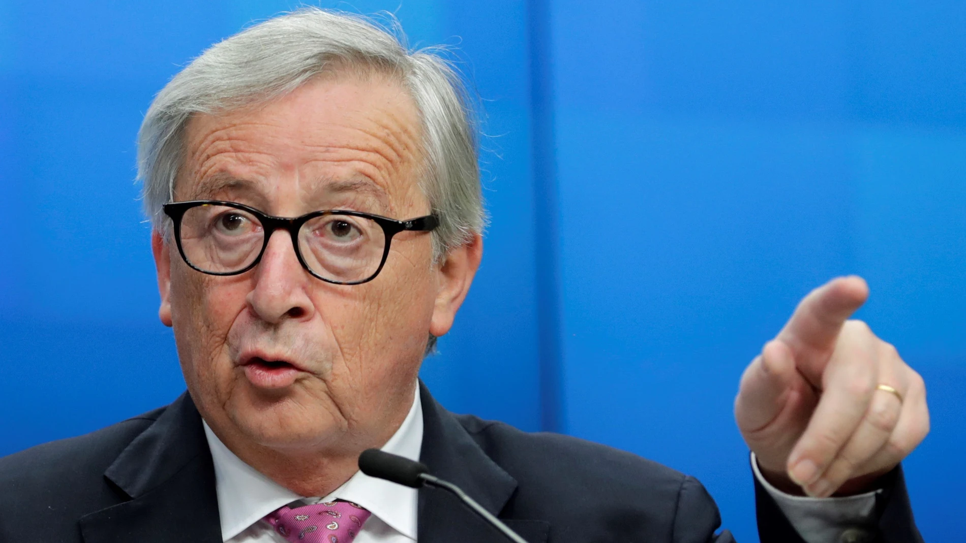 El presidente de la Comisión Europea, Jean-Claude Juncker