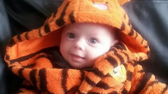La víctima, el bebé de dos meses Tyler Morgan La víctima, el bebé de dos meses Tyler Morgan