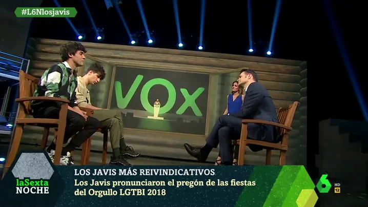 Los Javis, en laSexta Noche