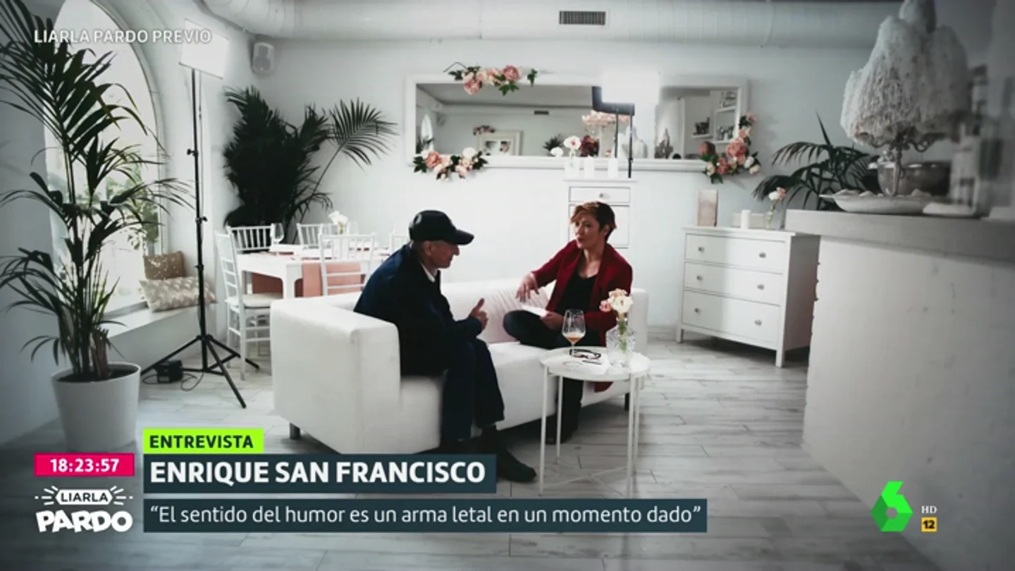 Enrique San Francisco: "El sentido del humor es un arma letal, te permite decirle a alguien que es un 'cabrón' riéndote" Enrique San Francisco: "El sentido del humor es un arma letal, te permite decirle a alguien que es un 'cabrón' riéndote"