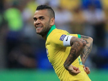 Dani Alves, con Brasil Dani Alves, con Brasil