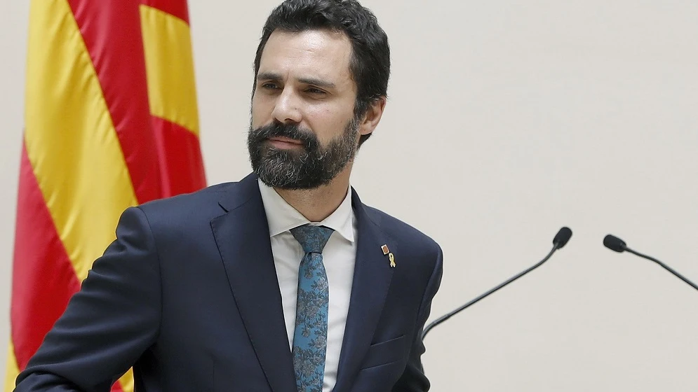 Roger Torrent, presidente del Parlamento de Cataluña