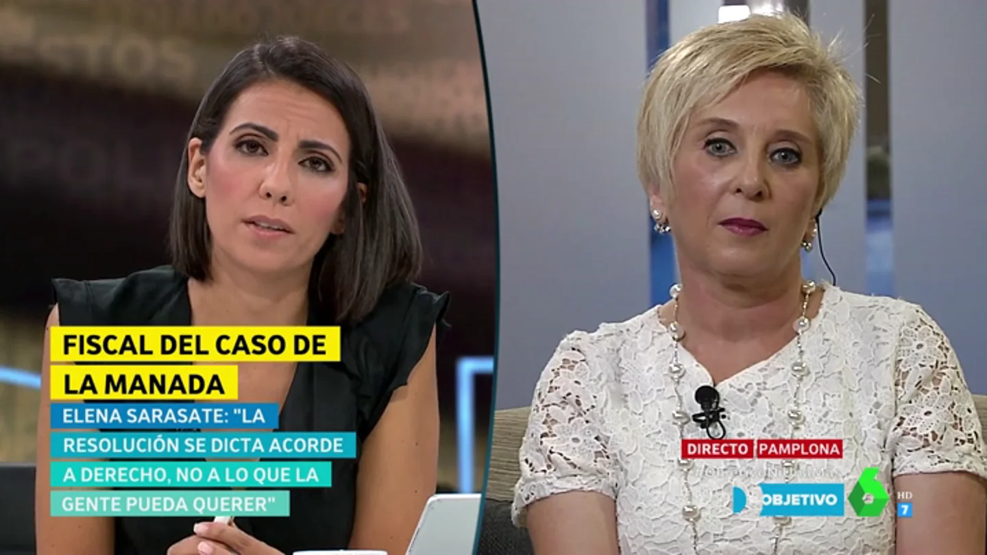 Elena Sarasate, fiscal del caso de 'La Manada': "No se criminaliza a los hombres, no habría cambiado nada si la víctima fuera un hombre" Elena Sarasate, fiscal del caso de 'La Manada': "No se criminaliza a los hombres, no habría cambiado nada si la víctima fuera un hombre"