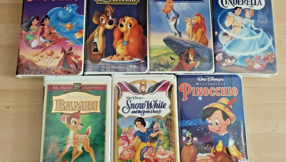 Treinta Dardos página El increíble precio al que se venden las cintas de VHS de Disney en Internet