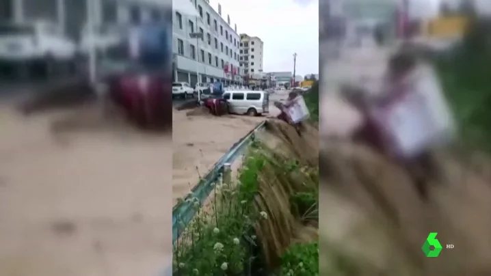 Inundaciones en China.