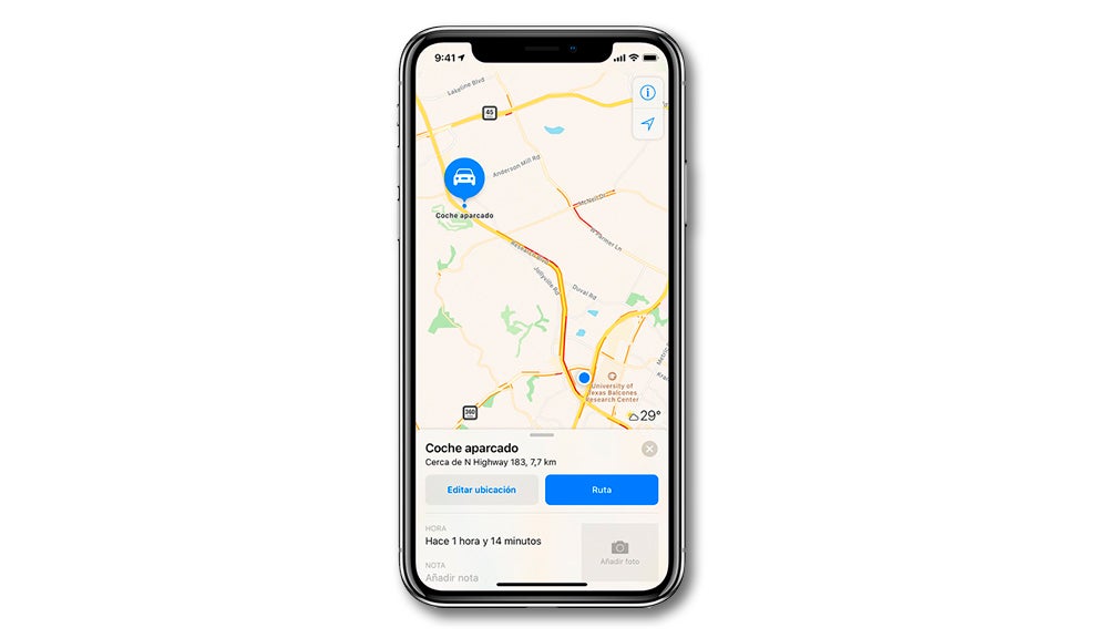 La funciónen iOS