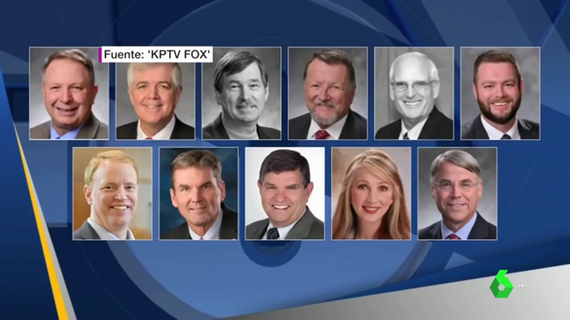 Los 11 senadores republicanos de Oregón