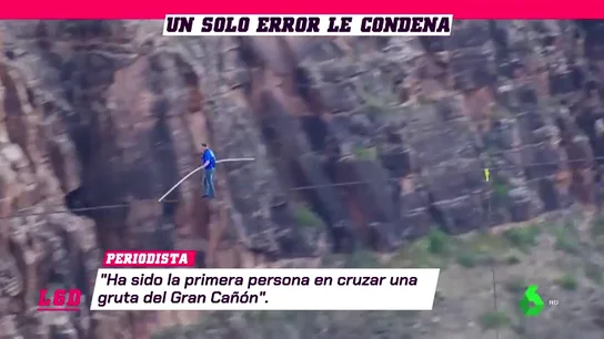 Las otras locuras de Nik Wallenda: Ojos vendados, sin sujeción y sin red en el Gran Cañón y en Chicago Las otras locuras de Nik Wallenda: Ojos vendados, sin sujeción y sin red en el Gran Cañón y en Chicago