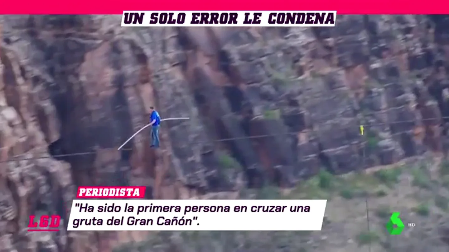 Las otras locuras de Nik Wallenda: Ojos vendados, sin sujeción y sin red en el Gran Cañón y en Chicago Las otras locuras de Nik Wallenda: Ojos vendados, sin sujeción y sin red en el Gran Cañón y en Chicago