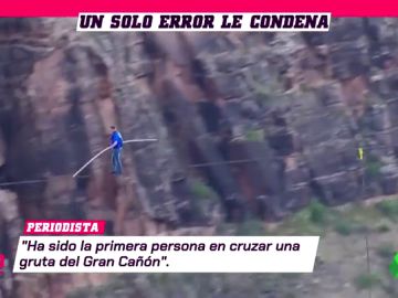 Las otras locuras de Nik Wallenda: Ojos vendados, sin sujeción y sin red en el Gran Cañón y en Chicago Las otras locuras de Nik Wallenda: Ojos vendados, sin sujeción y sin red en el Gran Cañón y en Chicago
