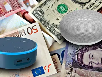 Convertir divisas con asistentes Convertir divisas con asistentes