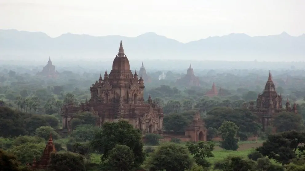 Templos de Bagan, Birmania. 