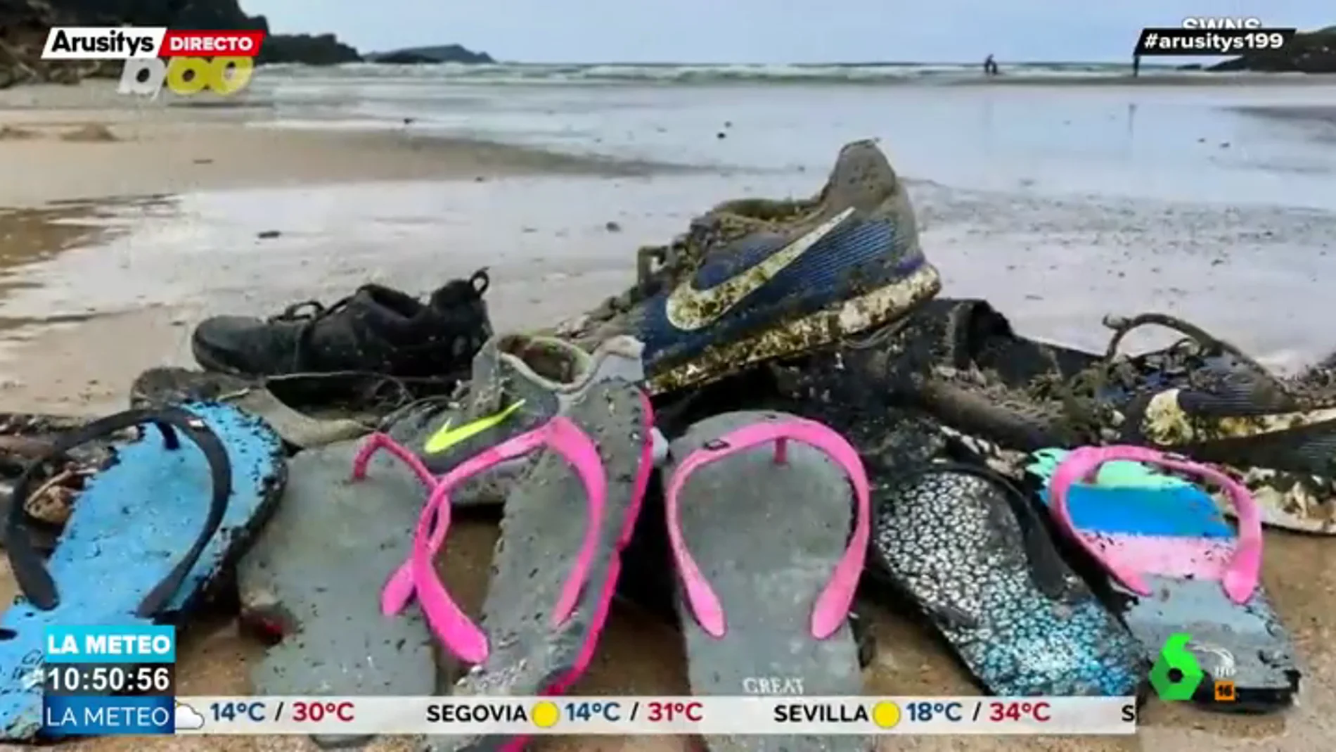 Investigación silencio Aterrador Por qué no paran de aparecer cientos de zapatillas Nike en playas de todo  el mundo?