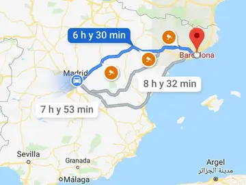 Ruta de Google Maps Ruta de Google Maps