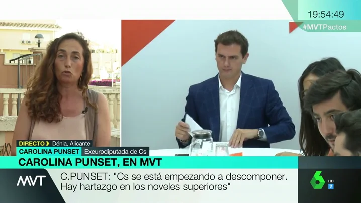 Carolina Punset: "Más de 500 cargos institucionales se han ido de Ciudadanos en cuatro años" Carolina Punset: "Más de 500 cargos institucionales se han ido de Ciudadanos en cuatro años"