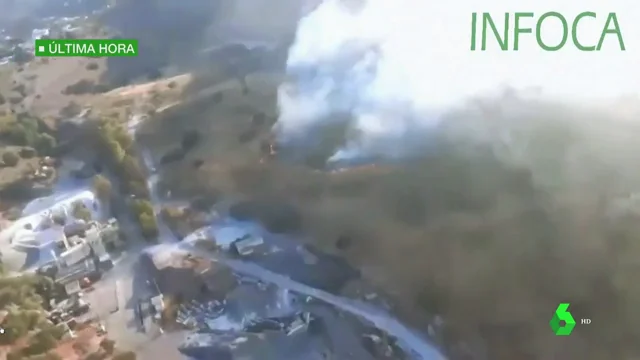 Incendio forestal en Villaviciosa de Córdoba