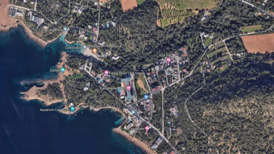zona de Sant Antoni donde se ha producido la fuga de gas zona de Sant Antoni donde se ha producido la fuga de gas