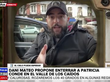 Dani Mateo propone enterrar a Patricia Conde en el Valle de los Caídos Dani Mateo propone enterrar a Patricia Conde en el Valle de los Caídos