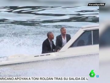 George Clooney y Amal, anfitriones de los Obama durante sus vacaciones en Italia George Clooney y Amal, anfitriones de los Obama durante sus vacaciones en Italia