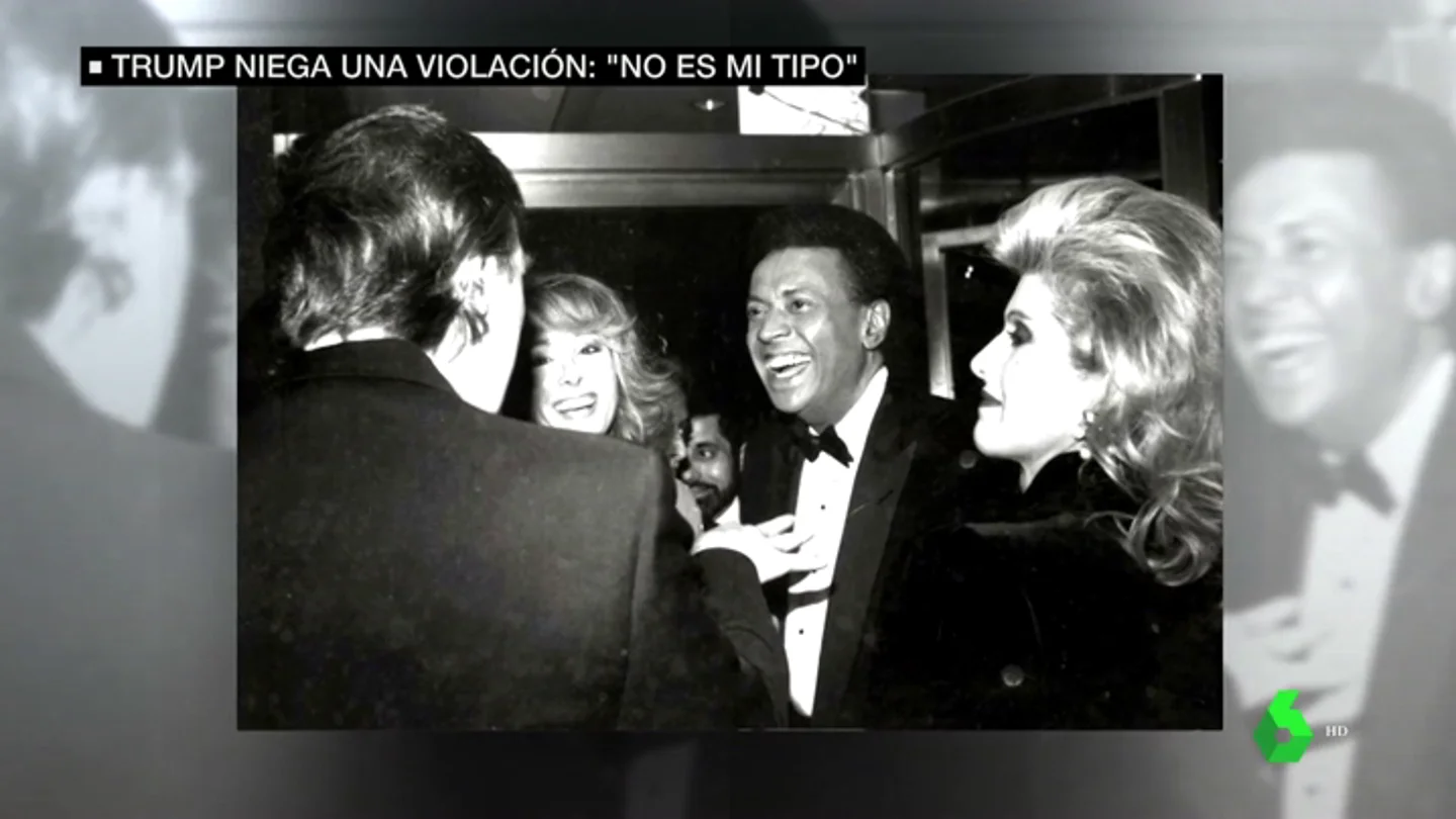 Imagen de la periodista E. Jean Carroll en un evento con Trump Imagen de la periodista E. Jean Carroll en un evento con Trump