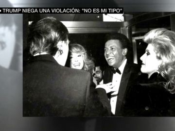 Imagen de la periodista E. Jean Carroll en un evento con Trump Imagen de la periodista E. Jean Carroll en un evento con Trump