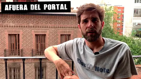 Gonzo se despide de El Intermedio Afuera del portal