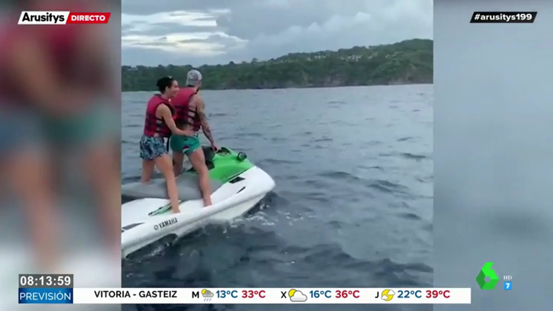 La intrépida luna de miel de Sergio Ramos y Pilar Rubio: de las tirolinas a surfear en Costa Rica