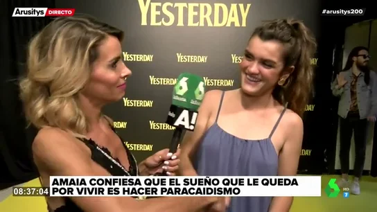 Amaia cumplirá su sueño tras aceptar el atrevido reto de Bea Jarrín: se tirarán juntas en paracaídas Amaia cumplirá su sueño tras aceptar el atrevido reto de Bea Jarrín: se tirarán juntas en paracaídas