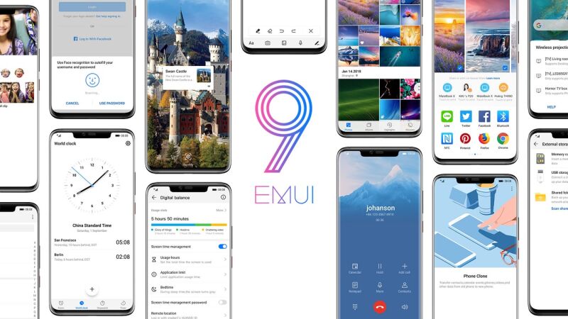 Estos teléfonos Huawei recibirán EMUI 9.1 este verano