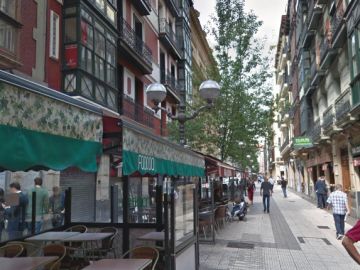 Bares en la calle Ledesma de Bilbao (Archivo) Bares en la calle Ledesma de Bilbao (Archivo)