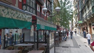 Bares en la calle Ledesma de Bilbao (Archivo)
