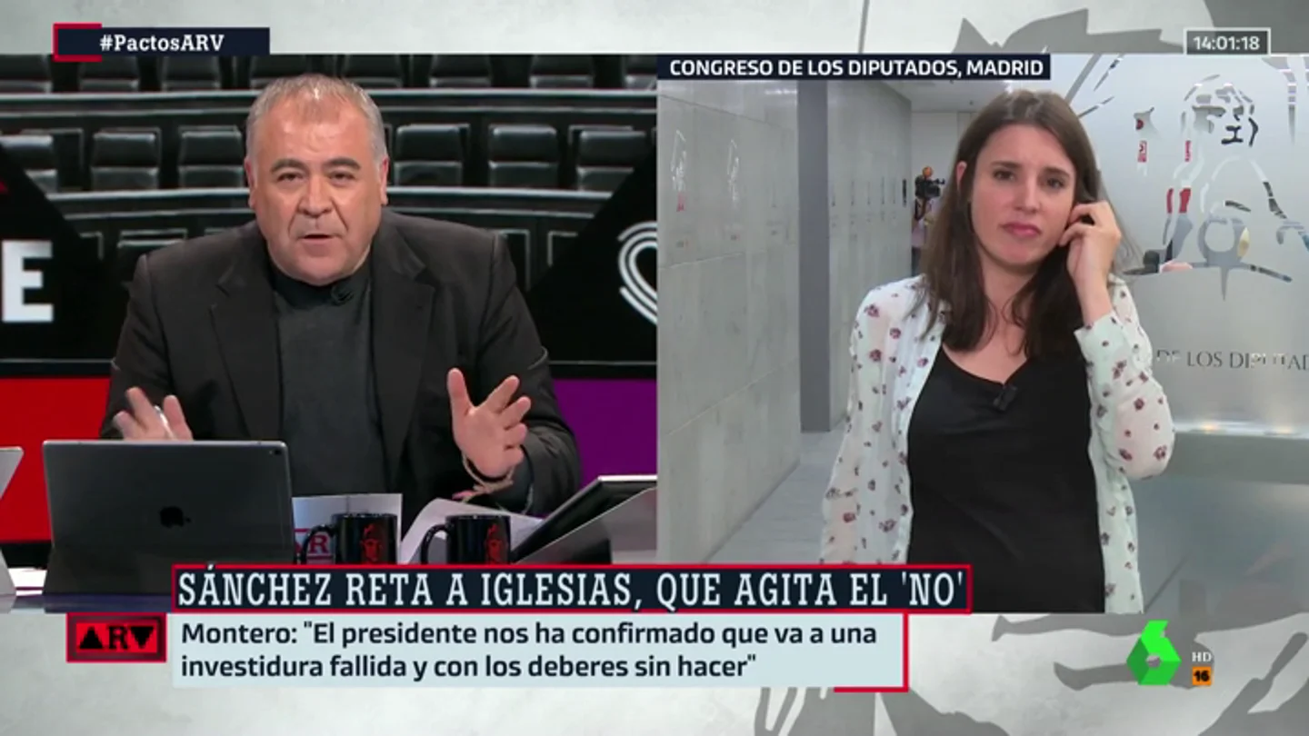 La portavoz de Unidas Podemos en el Congreso, Irene Montero La portavoz de Unidas Podemos en el Congreso, Irene Montero