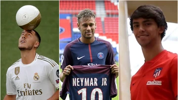 Hazard, Neymar y Joao Félix, entre los fichajes más caros de la historia