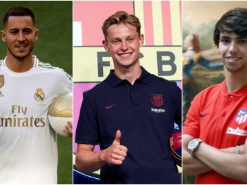 Hazard, De Jong y Joao Félix, caras nuevas en LaLiga Hazard, De Jong y Joao Félix, caras nuevas en LaLiga