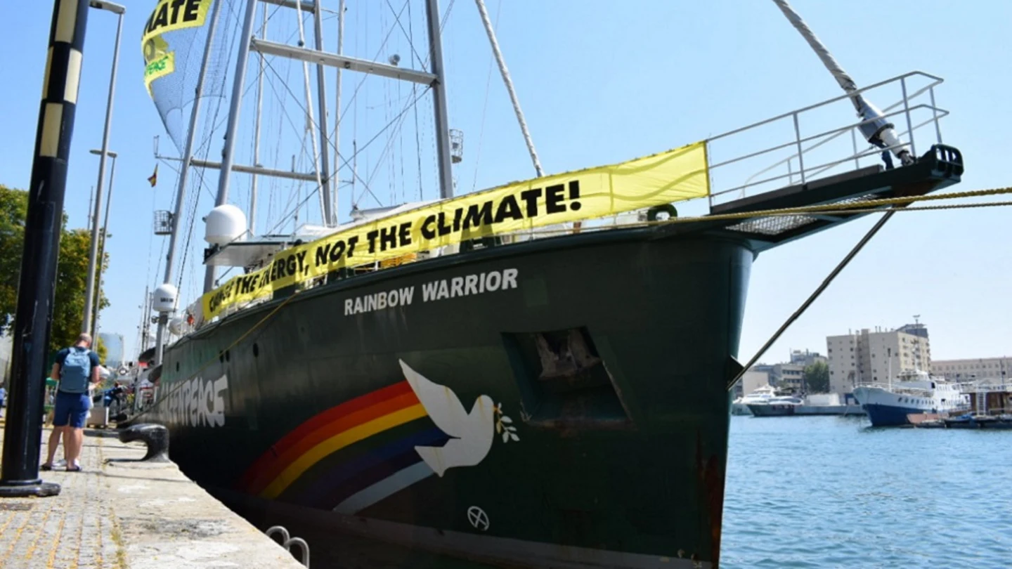Barco Greenpeace Barco Greenpeace.