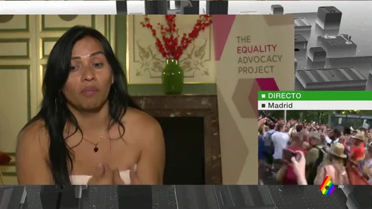 Majandra García, mujer trans que huyó de su país orgullo interMajandra García, mujer trans que huyó de su país.