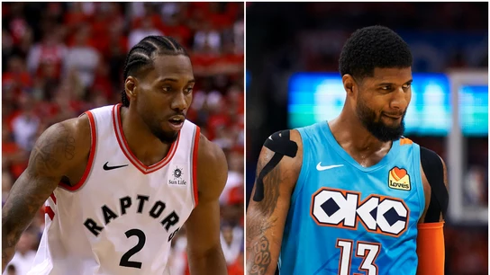 Kawhi Leonard y Paul George Kawhi Leonard y Paul George