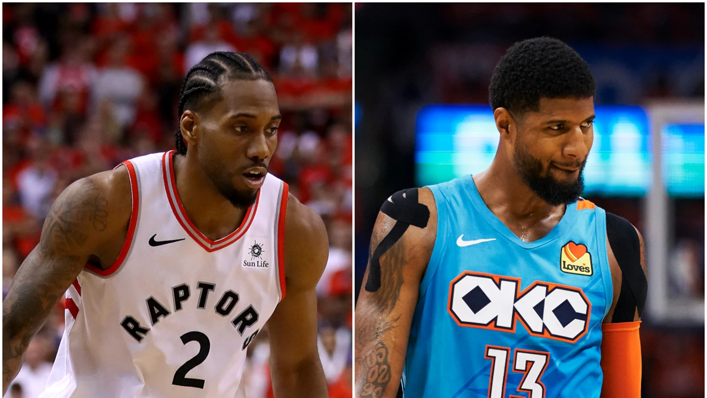 Kawhi Leonard y Paul George Kawhi Leonard y Paul George