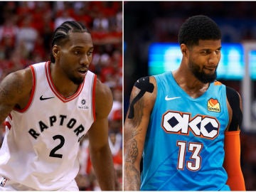 Kawhi Leonard y Paul George Kawhi Leonard y Paul George