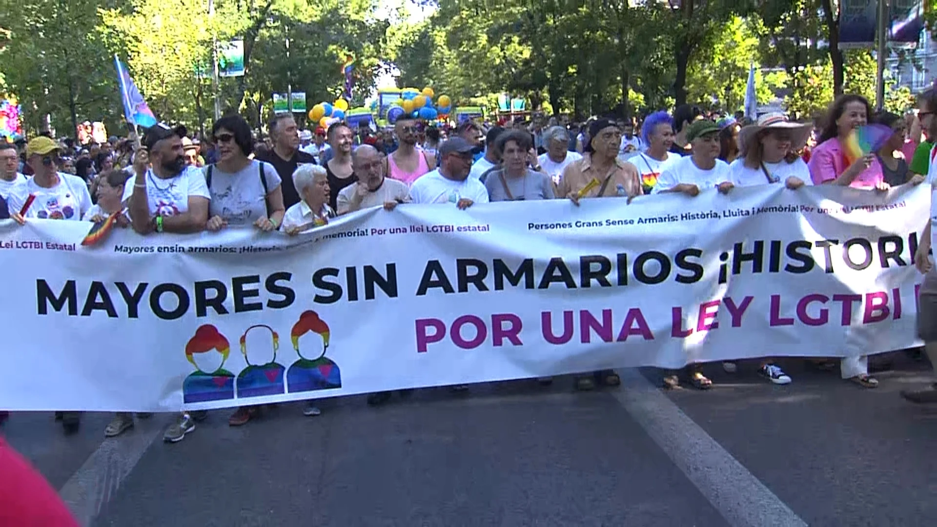 Manifestación LGTBI en Madrid