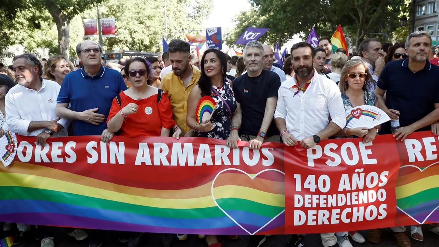 Ángel Gabilondo en el Orgullo LGTBI Ángel Gabilondo en el Orgullo LGTBI