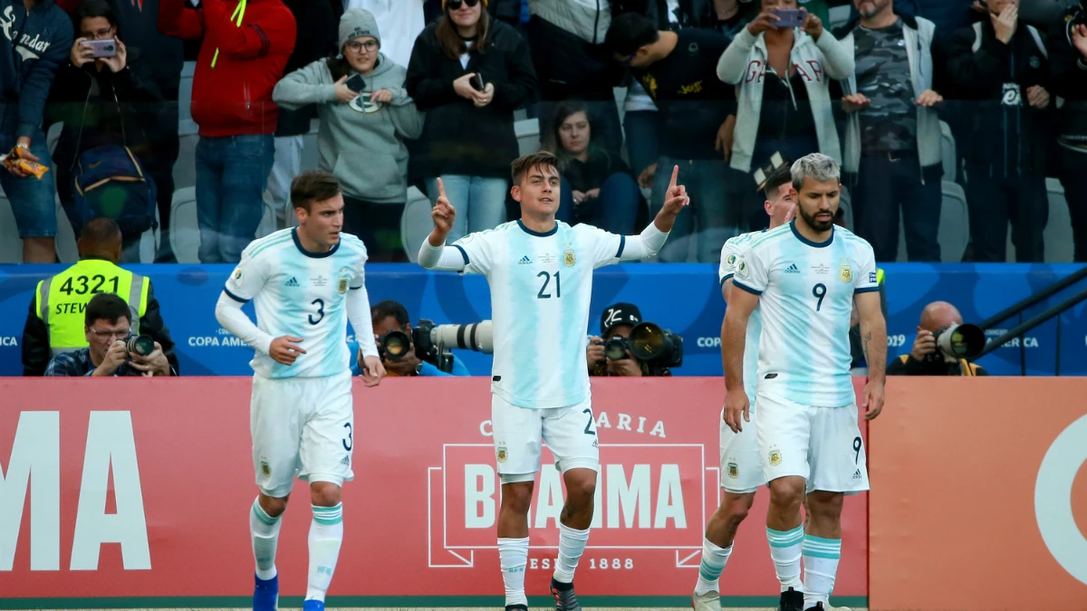 Dybala celebra un gol