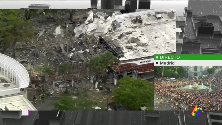 Explosión en un centro comercial de Florida.