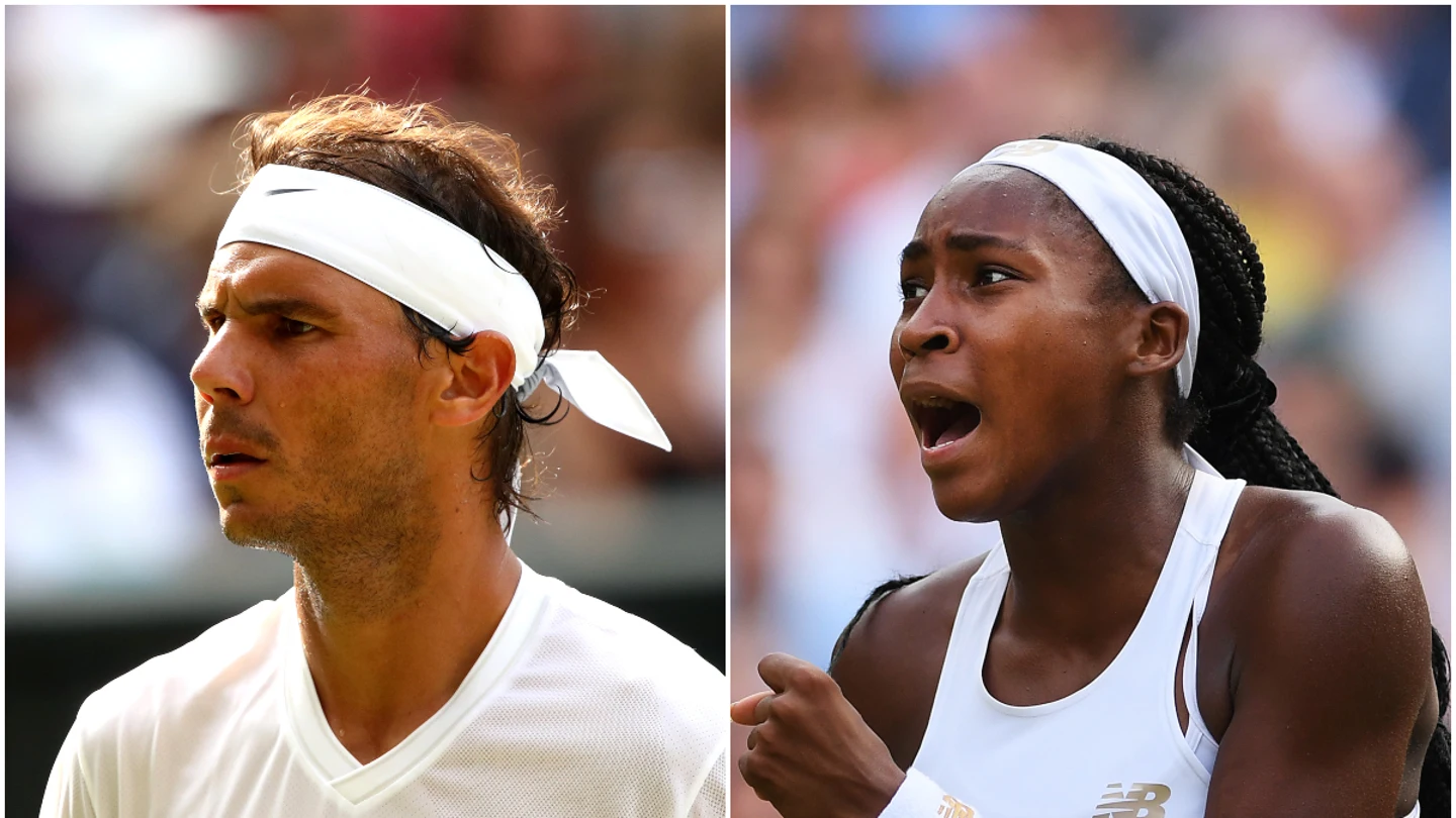 Rafa Nadal y Cori Gauff Rafa Nadal y Cori Gauff