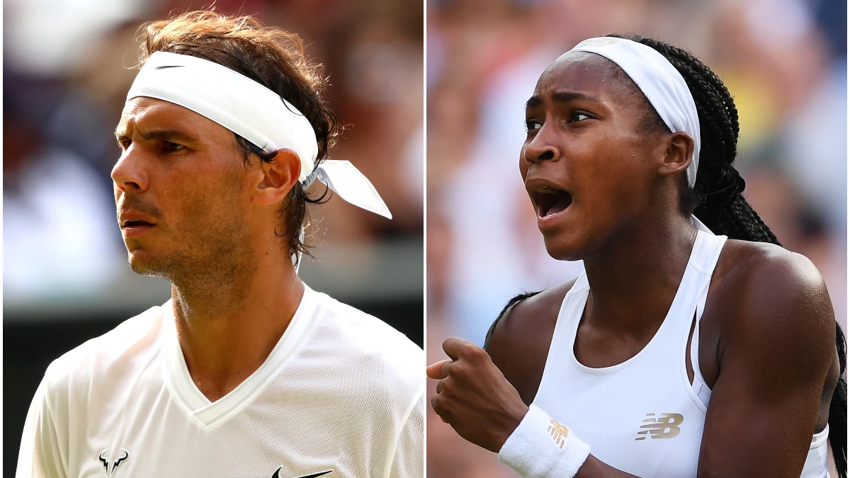 Rafa Nadal y Cori Gauff