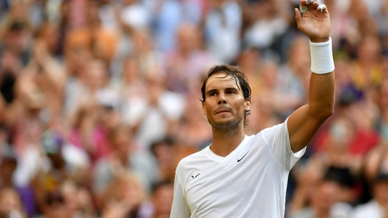 Rafa Nadal, tras una victoria Rafa Nadal, tras una victoria