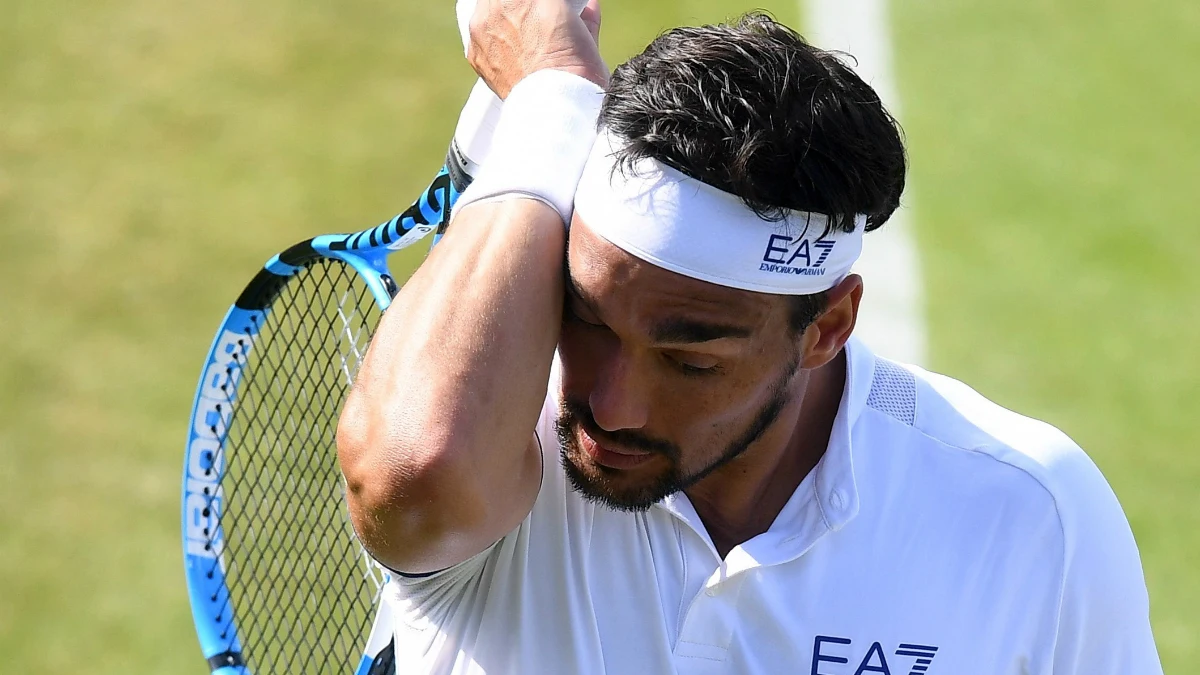 Fabio Fognini, en Wimbledon