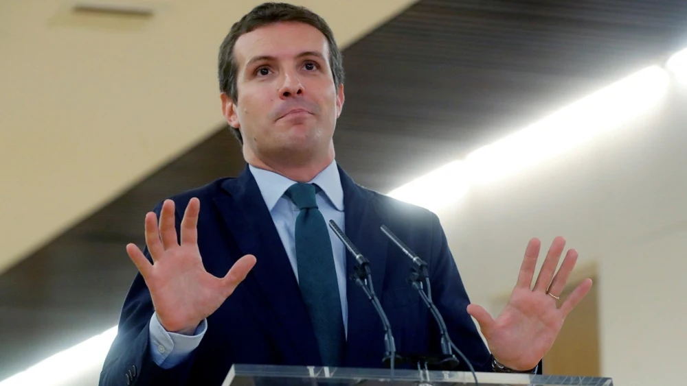 El líder del PP, Pablo Casado.